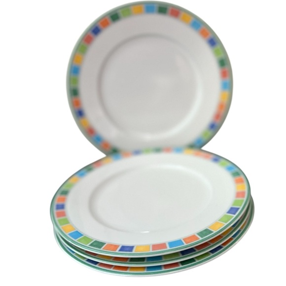 4 Villeroy & Boch Alea Twist Caro Side Bread Butter Plates 7” - Picture 1 of 5